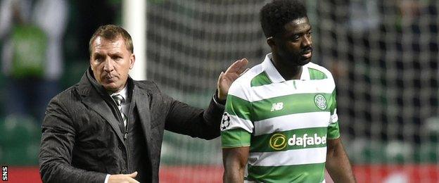 Brendan Rodgers (left) and Kolo Toure