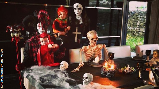 Kimi Raikkonen and familton Instagram