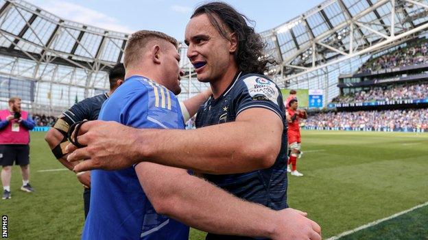 Tadhg Furlong and James Lowe