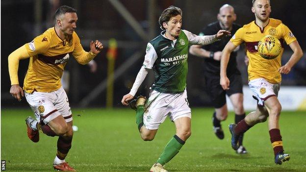 Ryan Gauld made six appearances during an injury-hit loan spell at Hibs last term