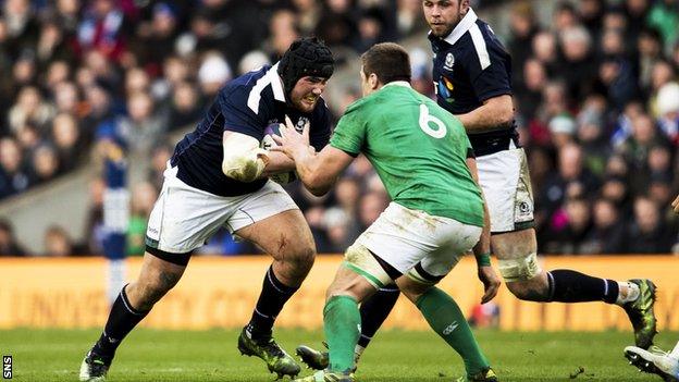 Zander Fagerson's power wasn't confined to the Scotland scrum against Ireland at Murrayfield on Saturday