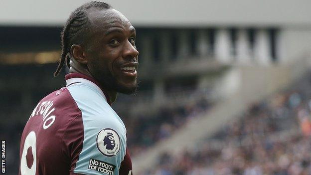 Michail Antonio in action for West Ham