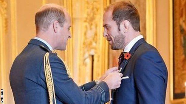 HRH the Duke of Cambridge and Alun Wyn Jones