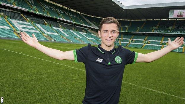 Celtic striker Jack Aitchison