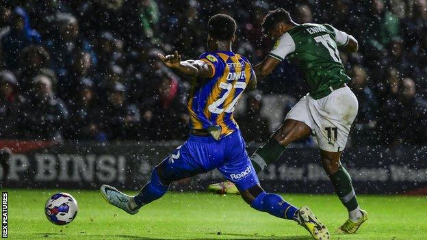 Niall Ennis equalises for Argyle