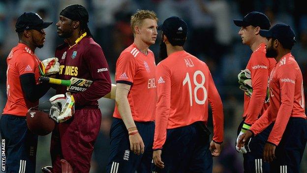 England after their defeat by West Indies