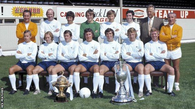 Derby County pre-season photocall 1972