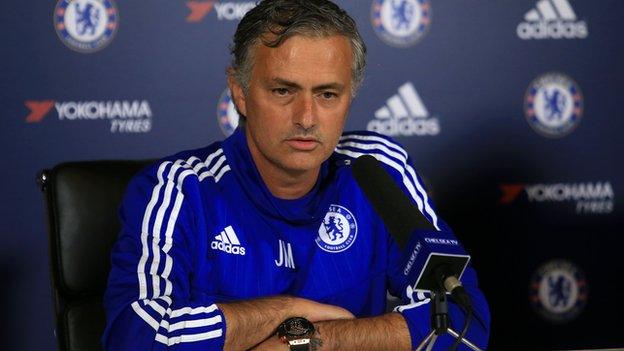 Chelsea manager Jose Mourinho