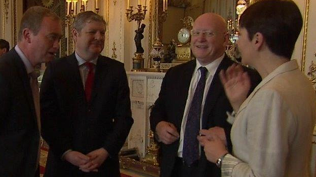 MPs Tim Farron, Angus Robertson, Hywel Williams and Caroline Lucas