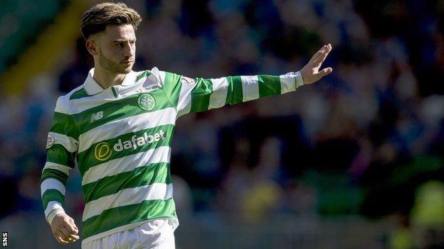 Celtic winger Patrick Roberts