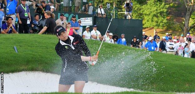 Ariya Jutanugarn during the final round the 2018 US Women's Open at Shoal Creek