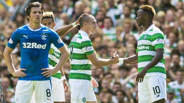 Celtic were comfortable winners over Rangers in the league last month