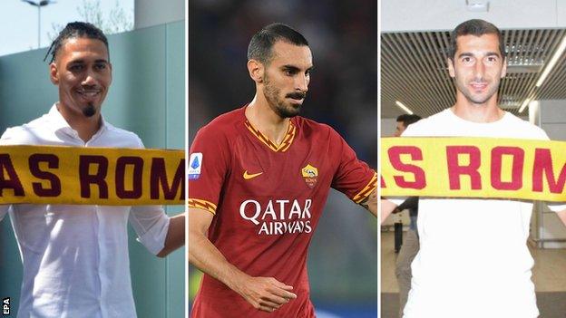 Missing children were all highlighted when Chris Smalling Henrikh Mkhitaryan and Davide Zappacosta joined Roma