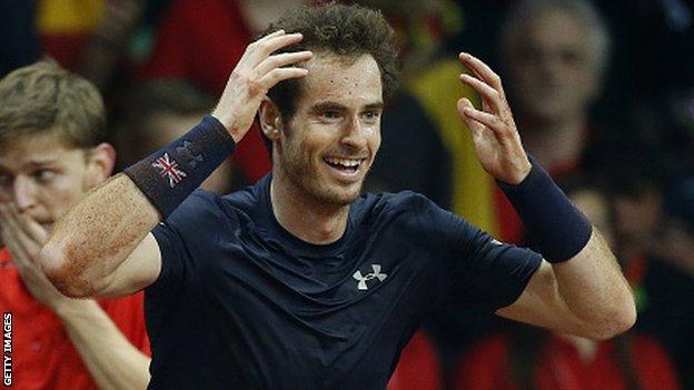 Murray will end the year as number two in the world rankings