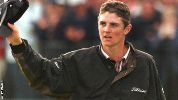 Justin Rose at Royal Birkdale in 1998