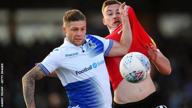 James Clarke made 126 appearances in his four seasons with Bristol Rovers