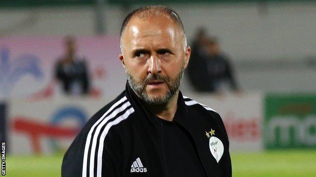 Algeria coach Djamel Belmadi