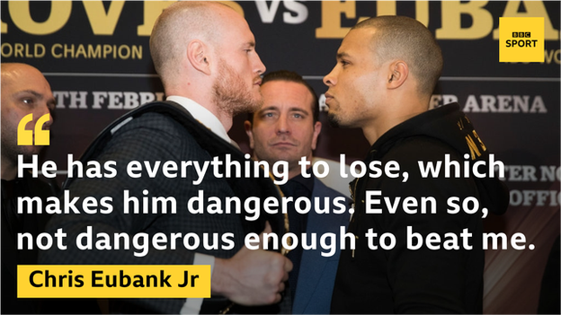 Chris Eubank Jr and George Groves