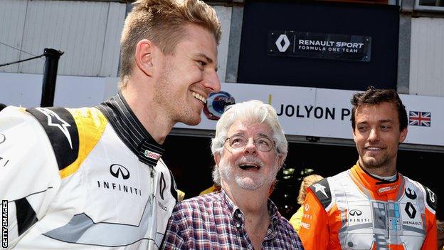 Renault drivers Nico Hulkenberg and Jolyon Palmer