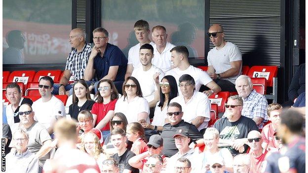 Paul Scholes watching Salford City