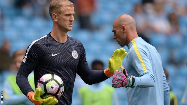 Joe Hart and Willy Caballero