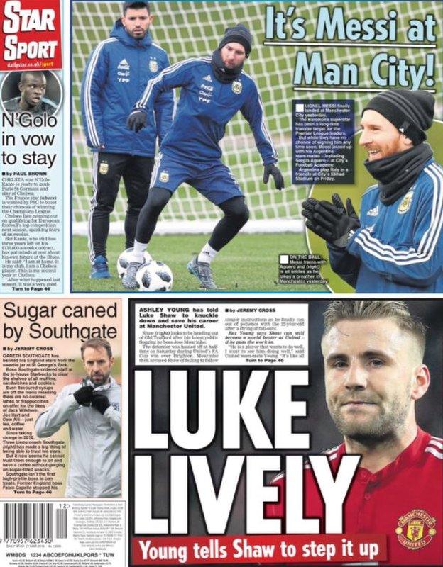 Daily Star backpage