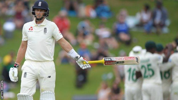 Joe Root is dismissed