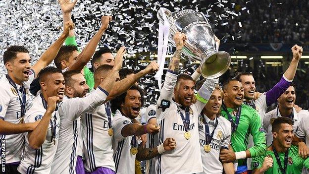 Real Madrid have won the Champions League three times in the past four seasons