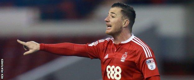 Nottingham Forest striker Ross McCormack