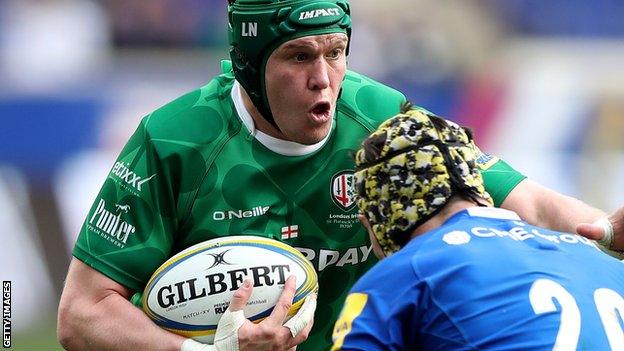 London Irish captain Luke Narraway