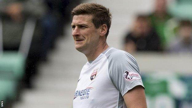 Montrose striker Chris Templeman