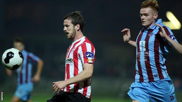 Derry face a Drogheda side sitting third in the First Division