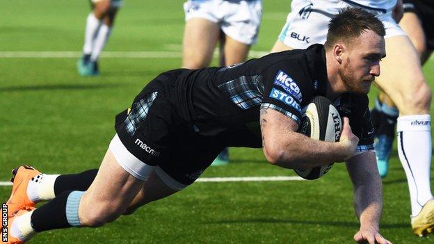 Glasgow Warriors full-back Stuart Hogg