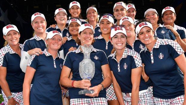 USA won the Solheim Cup