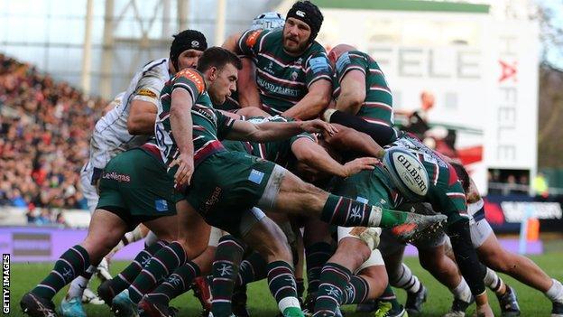 Leicester Tigers have now lost just once at Welford Road since October - to Premiership leaders Exeter