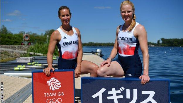 Helen Glover and Polly Swann