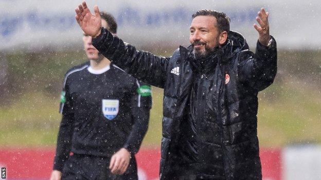 Aberdeen manager Derek McInnes