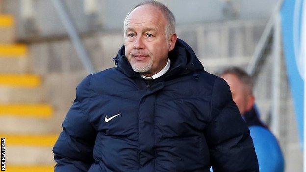 Torquay United manager Gary Owers