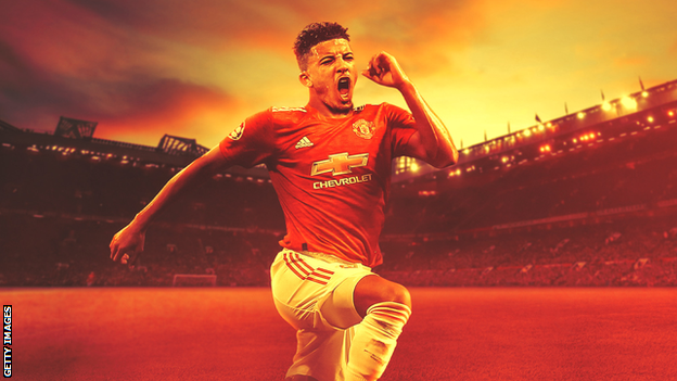 New Manchester United forward Jadon Sancho