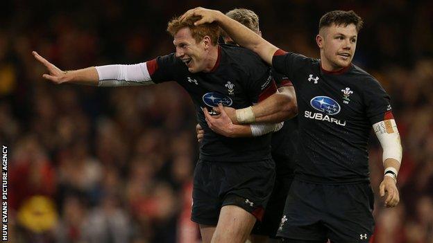 Rhys Patchell scored a try and kicked four conversions in Wales' autumn win over Tonga