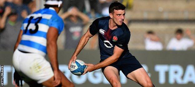 George Ford looks to pass