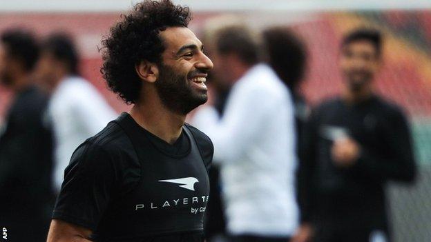 Mohamed Salah has returned to light training