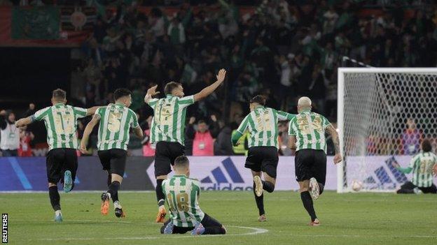 Real Betis celebrate