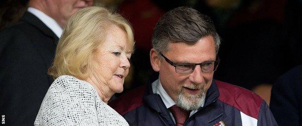 Ann Budge and Craig Levein