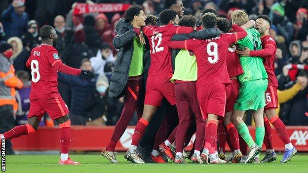 Liverpool reached their first EFL Cup semi-final since 2017