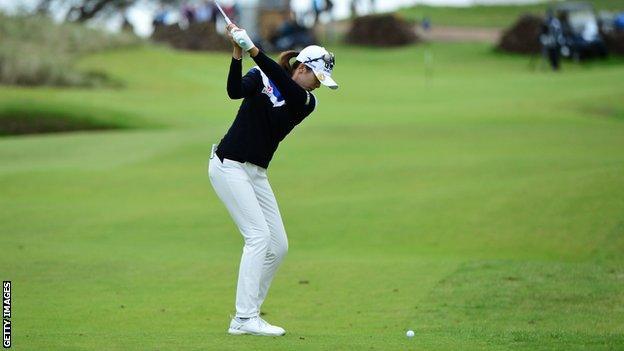 South Korea's Mi Jung Hur cruised to victory with a final-round 66 in East Lothian