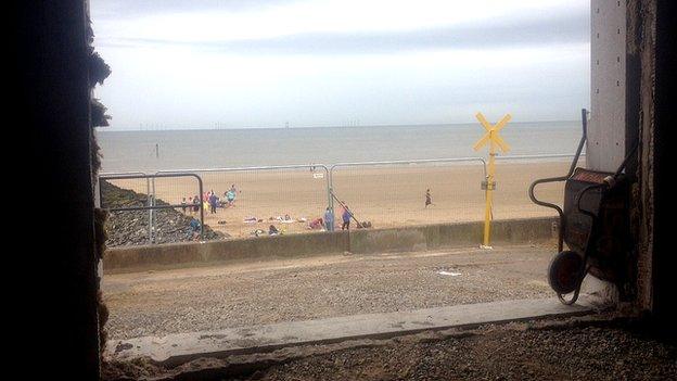 Nova centre view over beach