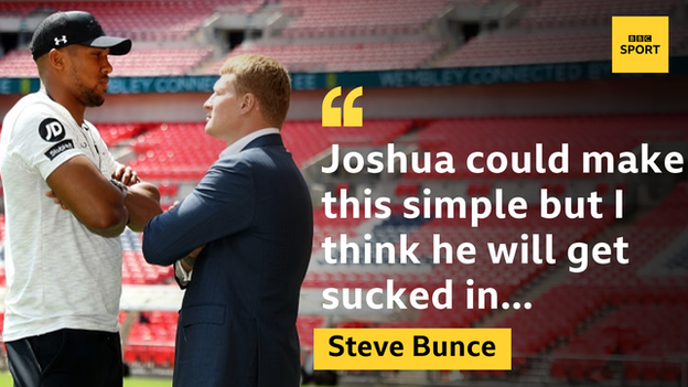 Joshua and Povetkin will fight in front of a crowd of 90,000 at Wembley Stadium