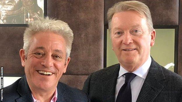 John Bercow and Frank Warren