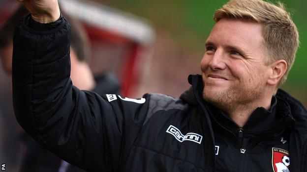 Bournemouth manager Eddie Howe